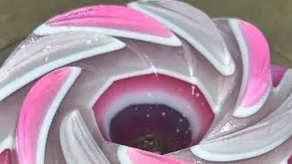 Let&rsquo;s make raspberry and blueberries jelly cake #jello #jellycake #asmr #raspberry #blackberry 