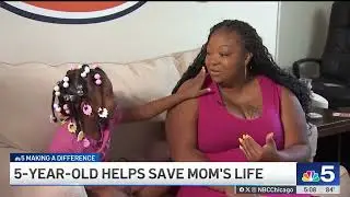 Young child helps save mother's life during medical emergency in Skokie