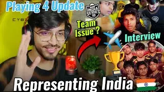 Godl Lineup Update For BGIS R4🚨 Admino On Team Issue ? 😳Confident💛 Godl PU Champions 🏆 Represent 🇮🇳