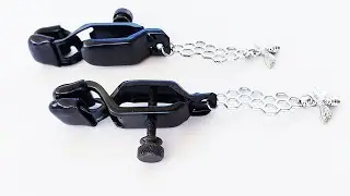 Why Bee Normal? - Alligator Nipple Clamps with Bee and Honeycomb