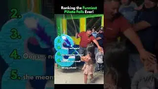 Ranking The Funniest Pinata Fails Ever! #shorts