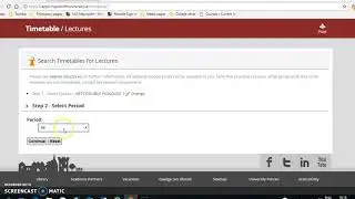 Maynooth University Timetable Web Tutorial