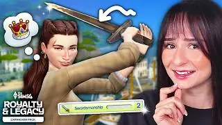 I tried a RAGS TO ROYALTY challenge in The Sims 4
