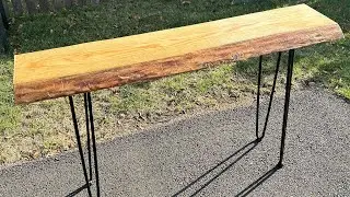 Making a live edge table