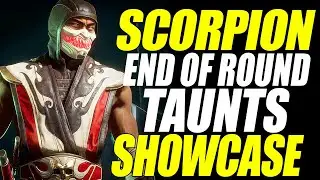 Mortal Kombat 11: All Unlockable and Hidden Scorpion End of Round Taunts