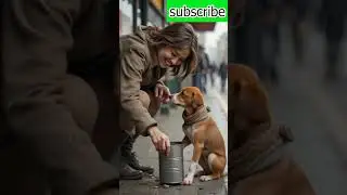 #shorts✨Poor Puppy Asking for Help at Bus Stand 🐶💔 | Heart-Touching Story💥