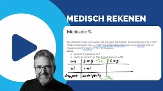 Medisch rekenen | medicatie % | HBO-V