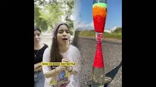 BHAI VS BEHEN RAP BATTLE #shorts #explore #rap #rapbattle #rapper #rapmusic #bhai #behen
