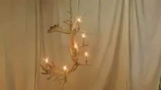 Asymmetrical Antler Chandelier - The Slider