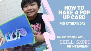 LET'S PLAY WITH COCO: Making a Father's Day Pop Up Card with SKILL SKOUT