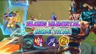 ZILONG IMMORTAL MODE TITAN !! COMBO 6 IMMORTAL 4 LANCER 3 CADIA || MOBILE LEGENDS MAGIC CHESS