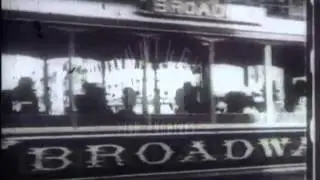 New York City 1890's.  Tram.  Film 33909