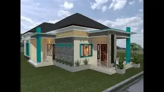 DESAIN RUMAH MINIMALIS UKURAN 9X15 DENGAN 4 KAMAR TIDUR DAN 2 KAMAR WC