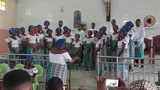 CoA Choir, rendering their choice piece 