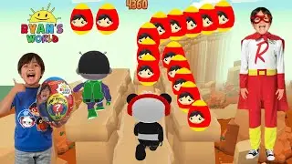 Tag with Ryan Mystery EGG SURPRISE - Combo Panda 🆚 Ry Glorb Ryan KAJI Gameplay !