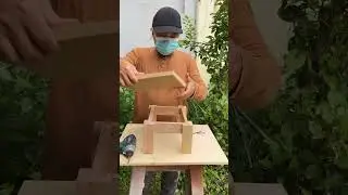 Kliener Stuhl zum sitzen auf dem boden #diy #holzbearbeitung