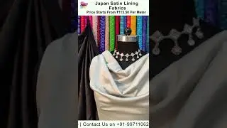 Shiny Bridal Satin Fabric | Japan Satin