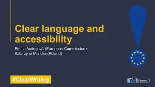 CW4EU  -  Workshop: clear language and accessibility