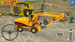 Large Excavator Driving ll Quarry Driver 3: Giant Trucks #gameplay