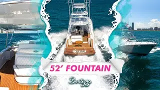 52' Fountain captured by BOATOPIA (4K)