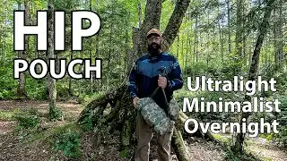 Minimalist Hip Pouch Ultralight Overnight / Survival Kit 