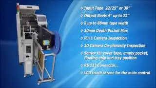 W-Tech  -  Automatic Tape & Reel machine
