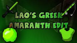 1.7/1.8 | Minecraft | Lao's Green Amaranth Edit Texture Pack | (PVP/UHC)
