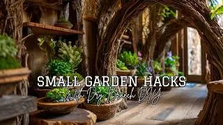 🌿 Genius Small Garden Hacks | Eco-Friendly DIY with Dry Branches