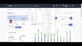 Horizontal Layout using ASP. Net HTML CSS BOOTSTRAP