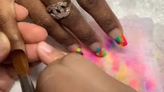 Detailed Nail Tutorial and Talk Through | E-filing | Acrylic Shaping | Bling Placement