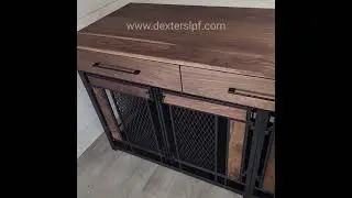 Beautiful XL Double Dog Crate Furniture