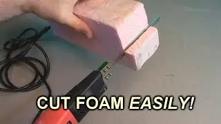 FULL TEST of ROMECH 200 Watt Pro Foam Electric Hot Knife, FAN Cooled,  Case, Blades and Accessories