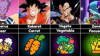 Dragon Ball Characters Names Actual Meanings...