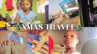 Christmas travel Vlog | Final prep, packing and traveling to the Village for Xmas