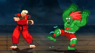 Ken Ex Vs. Shin Blanka - Green Beast