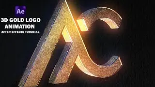 3D Gold Logo Animation | After Effects Tutorial | Element Plug-in