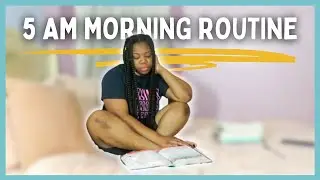 Waking Up At 5 AM To Spend Time With God // Christian Girl Morning Routine