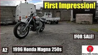 Honda Magna 250s - 1996 honda magna 250cc - Первая поездка-(обзор)
