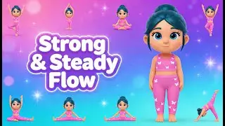 Strong & Steady Flow with Marinette💪🌈 | Balance and Control with Kpop music yoga 🧘&zwj;♂️  #YogaFlow