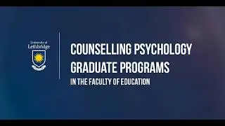 Webinar: Counselling Psychology Graduate Programs