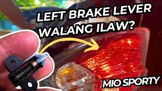 Mio Sporty Left Brake Light Problem | DIY