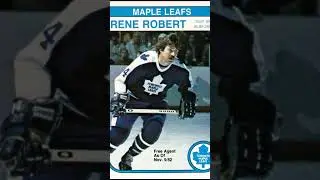 Rene Robert Toronto Maple Leafs 1982-83 O-Pee-Chee 330 NHL Hockey Card #mapleleafs  #hockeycards