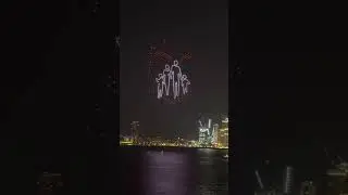 DUBAI DSF DRONE SHOW 2025 AT BLUEWATERS