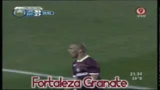 Lan&uacute;s 2 - Estudiantes 1 (13' Gol de Mario Regueiro)