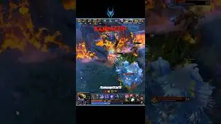 OMG PERFECT TRAP 😱 FACELESS VOID RAMPAGE 🌀 #dota2