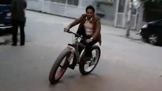 Riding a Fat Tire Bike!
