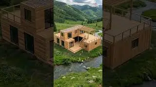 Dream Containers House Satisfying Building Process#RoomMakeover #InteriorEditing #home  #aiart