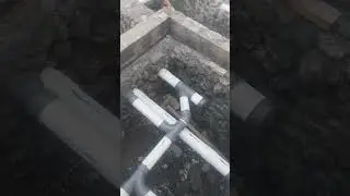 Instalasi pekerjaan plumbing pipa pvc untuk saluran air kotor .. dan saluran air bersih juga air pns