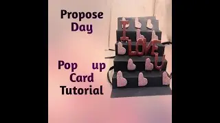 DIY- Make a Unique Propose Day Card // Valentine Day Special 2021