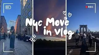 Nyc Move in Vlog! | Amda Dorms, Nyc Trip!